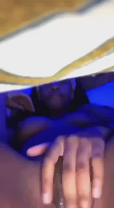 Ebony Fingering Wet Pussy gif