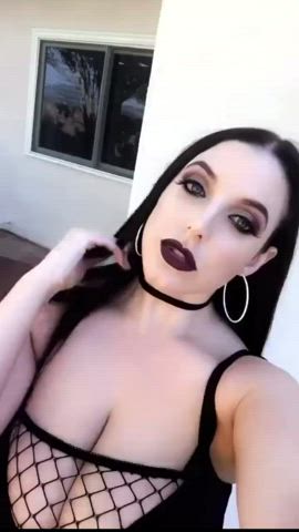 Big titty goth Angela