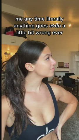 cleavage kira kosarin natural tits gif