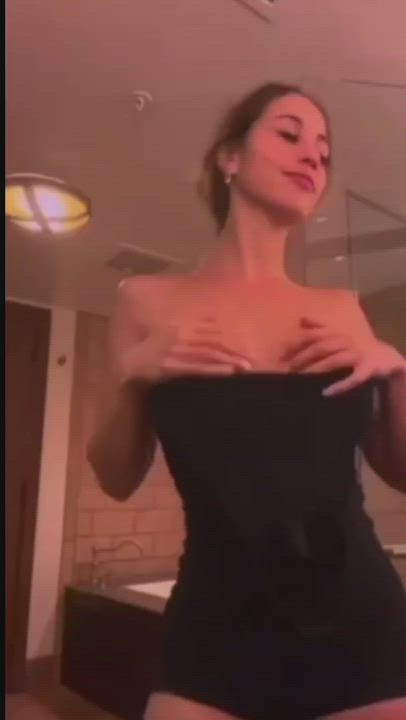 Latina Sensual Teasing gif