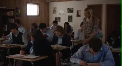 Horny Chloe Grace Moretz making out with her teacher