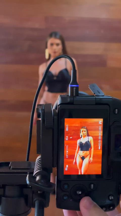 blonde body boobs brazilian celebrity goddess leggings lingerie tease tiktok gif