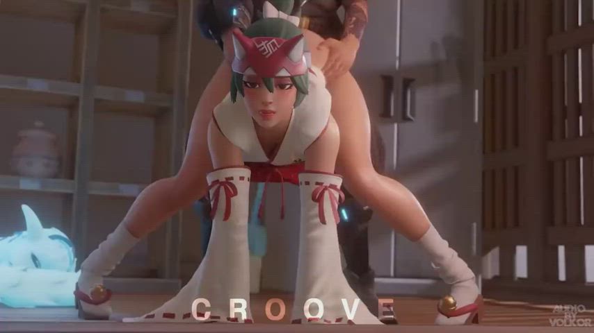 3d anal animation ass doggystyle overwatch rule34 gif