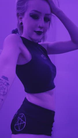 ass emo petite pierced tease tongue fetish gif