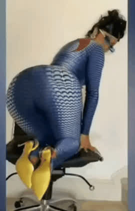 ass ass spread bending over big ass cardi b grinding twerking gif