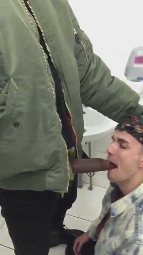 amateur bbc big dick blowjob coworker gay gif