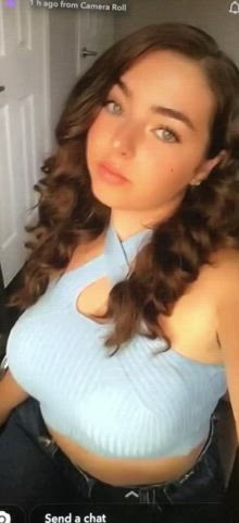 Big Tits Boobs Natural Tits Pawg gif