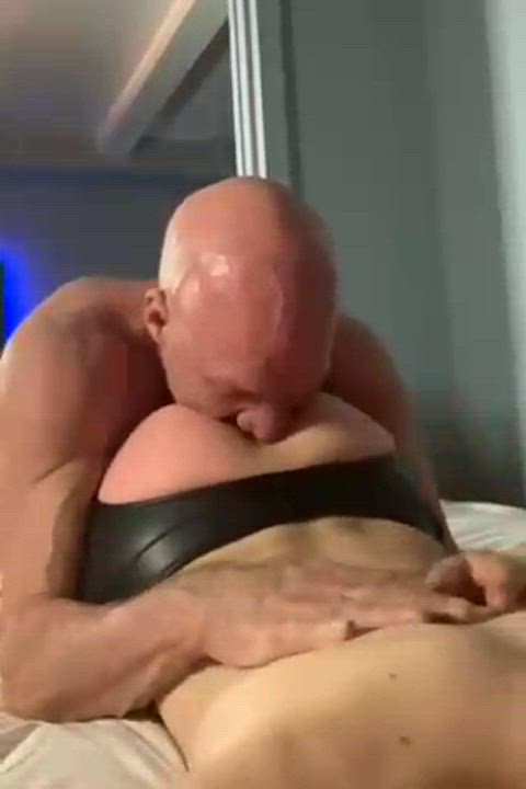 Eating his ass while my wife is at work