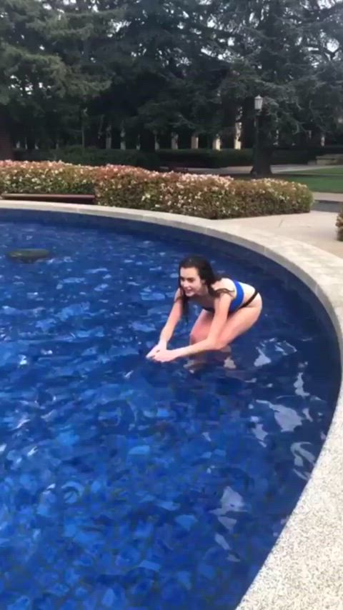 ass pool swimming pool gif