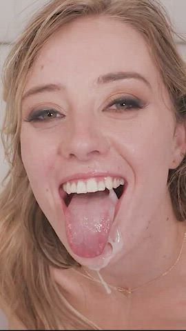 Cum dumpster Haley Reed taking 2 hot loads