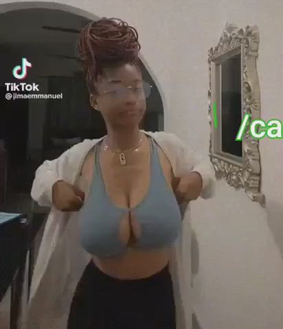 big tits busty ebony gif