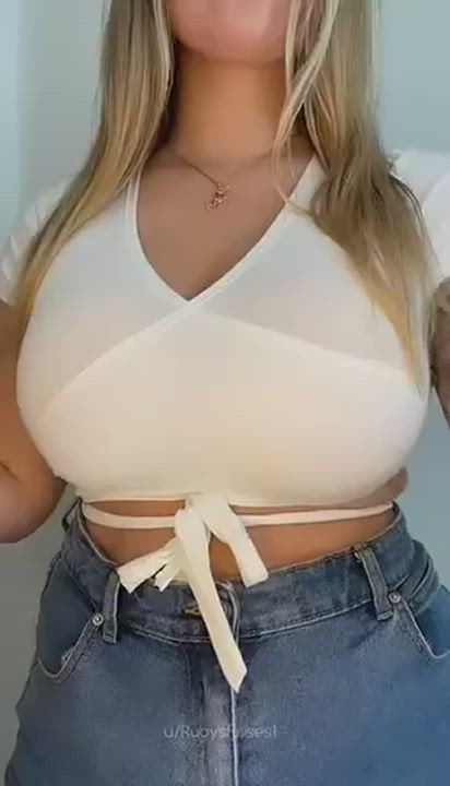 Big Tits Blonde Tits gif
