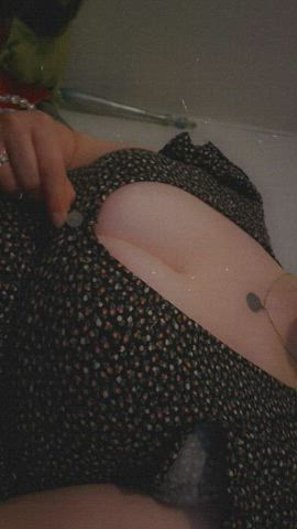big tits boobs brunette cute homemade hotwife huge tits natural tits solo tits gif