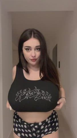 boobs milf tits bigger-than-you-thought on-off titty-drop gif