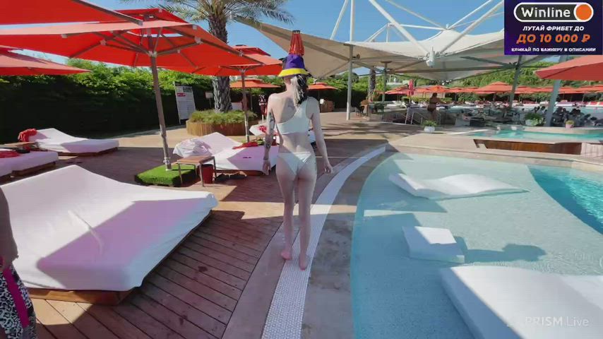 ass bikini white girl gif