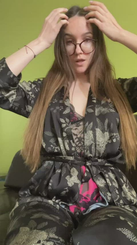 19 years old onlyfans sissy tits boobs tiny-tits gif