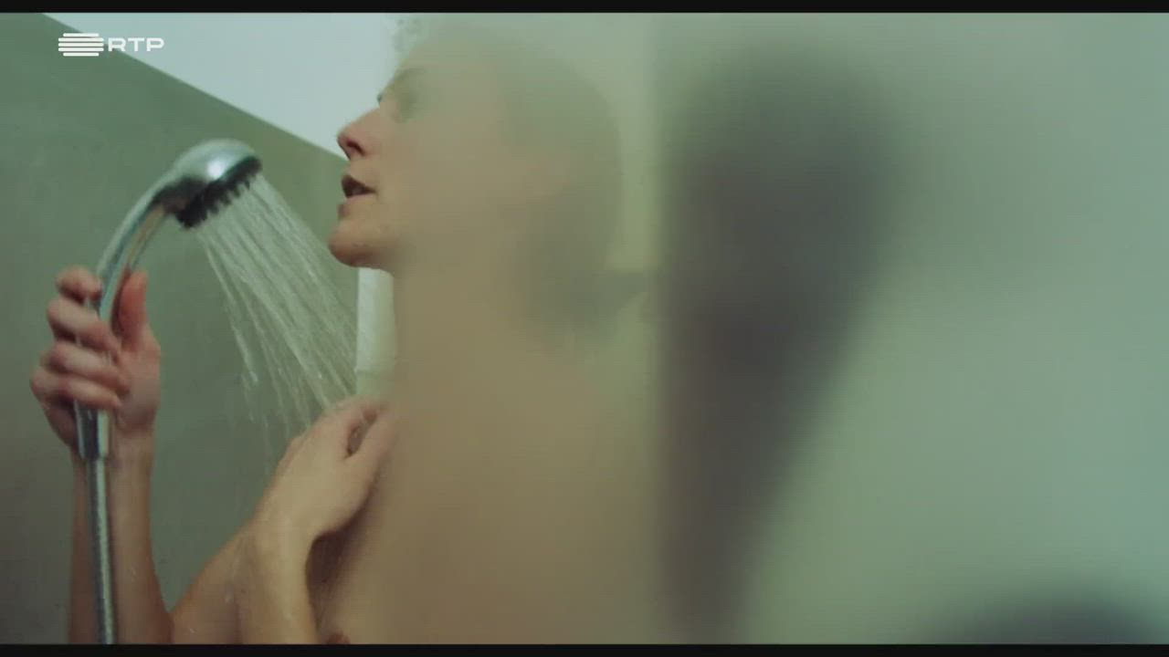 Bathroom Boobs Portuguese Sensual gif