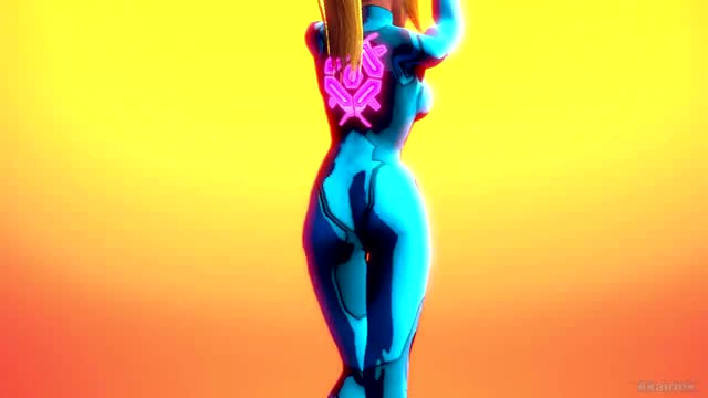 Samus moving her hips