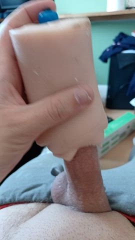 cumshot masturbating solo jerk off handjob nsfw cock cum big dick gif