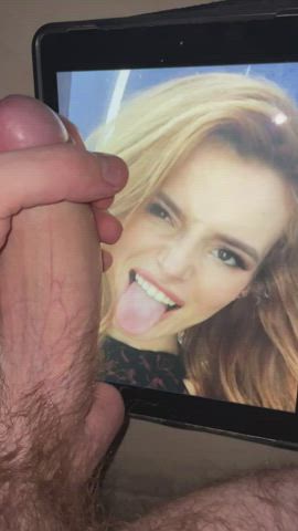 bwc bella thorne solo tribbing tribute gif