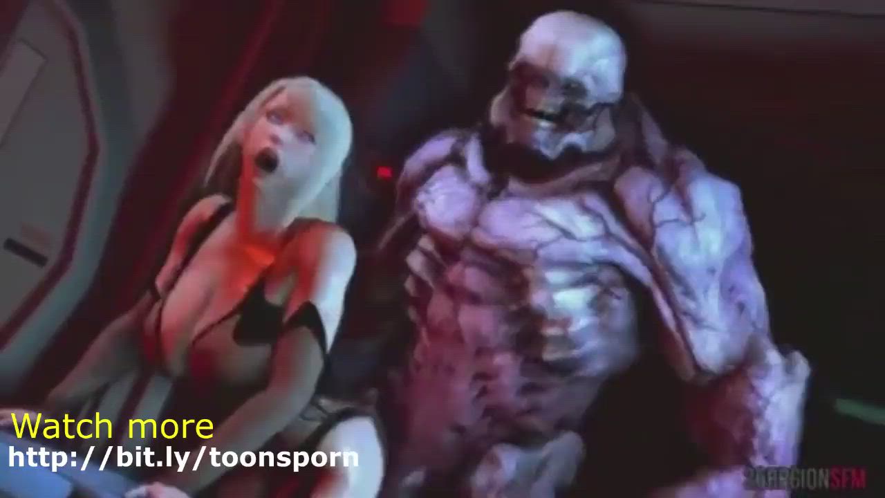 Samus Aran get Fucked by Alien Huge Dick #2