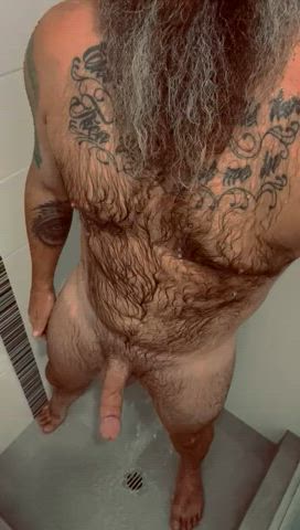 male masturbation shower solo gif