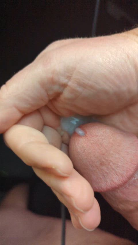 babecock cum cumshot girl dick jerk off little dick masturbating penis squirting