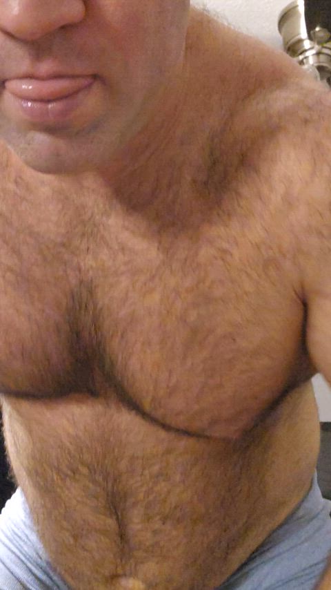 hairy chest muscles onlyfans gif