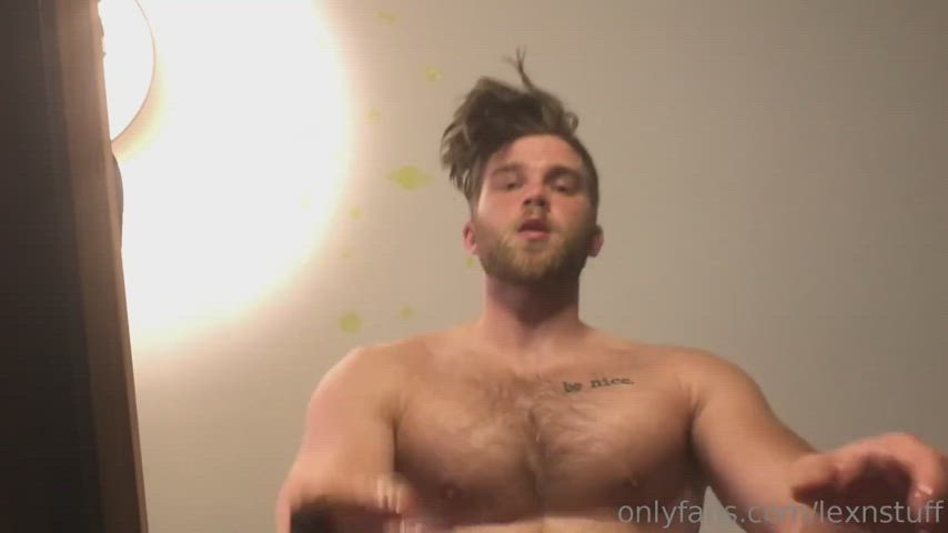 Big Dick Cum Cumshot Dripping Hairy Jerk Off Model Muscles gif