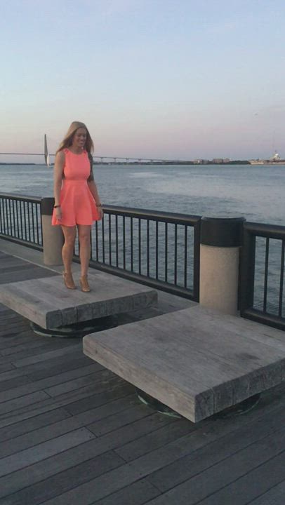 Dress Outdoor Slow Motion gif