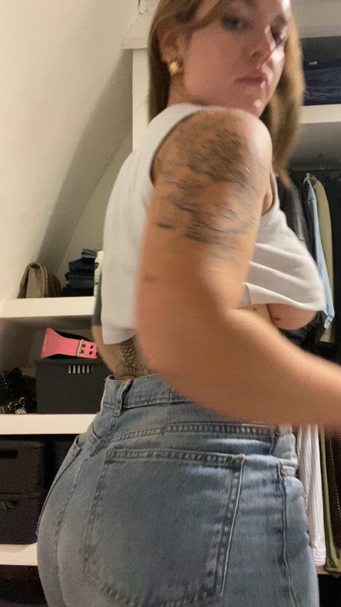 ass pants tattoo gif