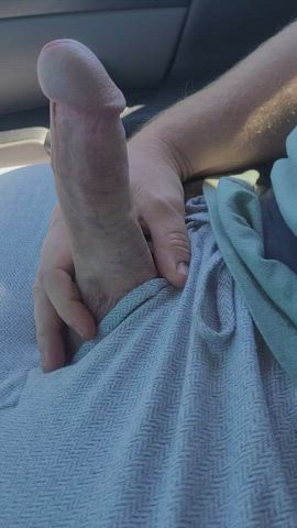 big dick dad exhibitionist male masturbation moaning hold-the-moan gif