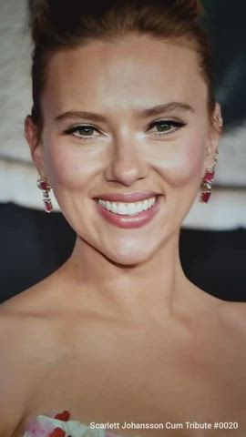 celebrity cumshot scarlett johansson tribbing tribute gif