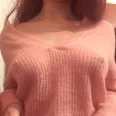 Flashing Redhead Tits gif