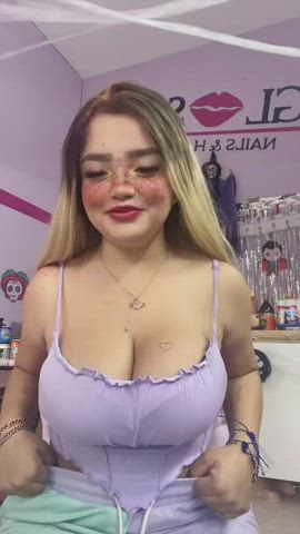 cute latina tiktok gif