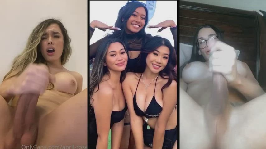 Asian insta thot trio