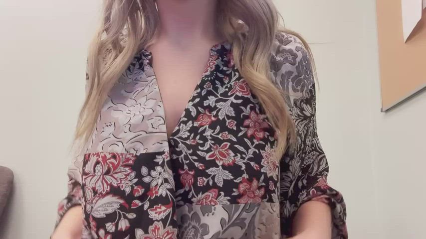 nipples office tits gif