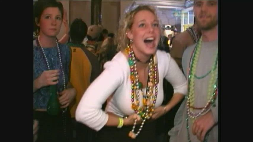 flashing huge tits mardi gras public gif