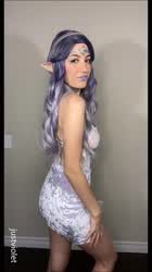 I uploaded Ice elf uses magical butt plug (11:24mins) to my onlyfans.com/justviolet