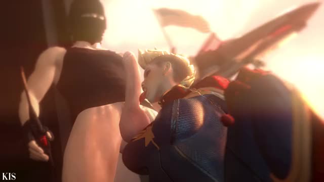 3D, Animated, Captain_Marvel, Carol_Danvers, Marvel_Comics, Source_Filmmaker, kissfm