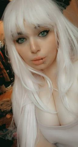 Ahegao Anime Blonde Cum In Mouth Cute Real Sexi Barbie gif