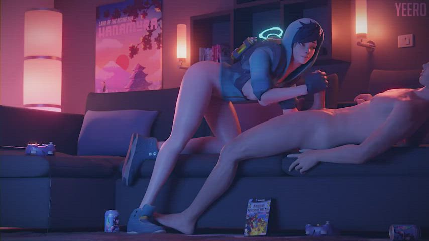 Animation Blowjob Handjob Overwatch Riding SFM gif