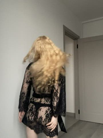 Blonde Curly Hair OnlyFans gif