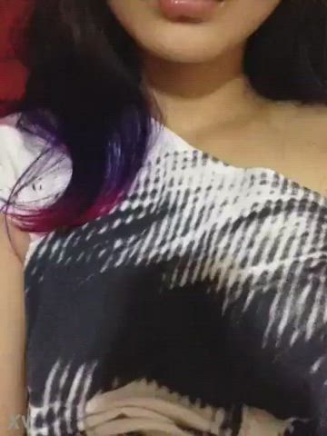 boobs desi indian punjabi selfie tease gif