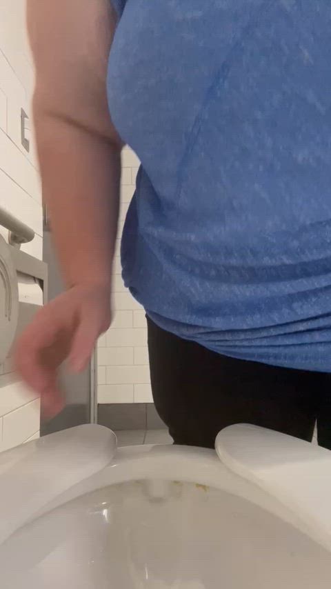 Little bit of fun in a public restroom