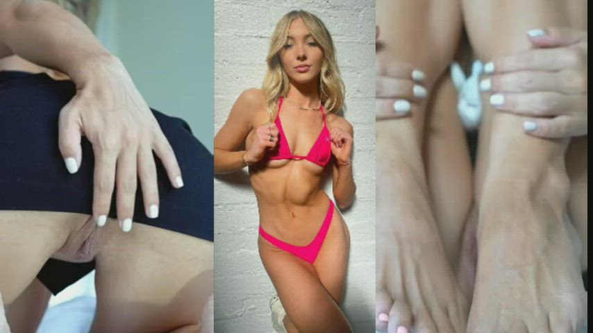 Bikini Blonde Masturbating