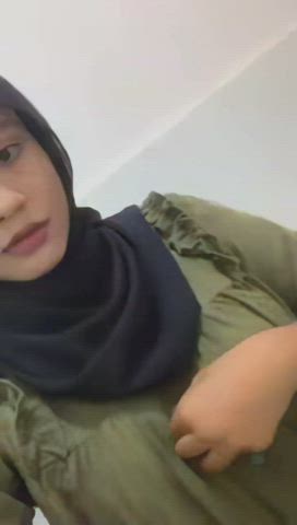 busty hijab malaysian gif