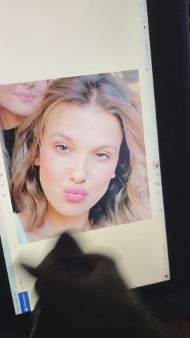 Millie Bobby Brown huge cumtribute