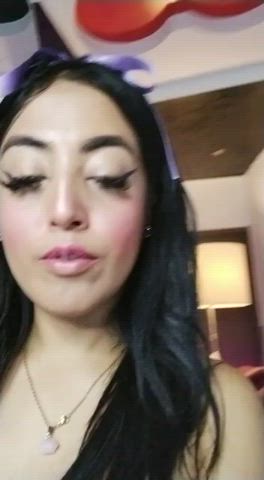 amateur fingering lips pussy saliva small tits sucking webcam wet pussy gif