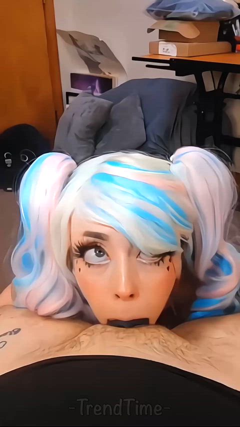 ahegao blowjob tiktok gif